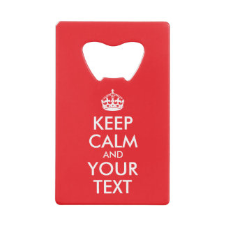Red and White Keep Calm and Your Text