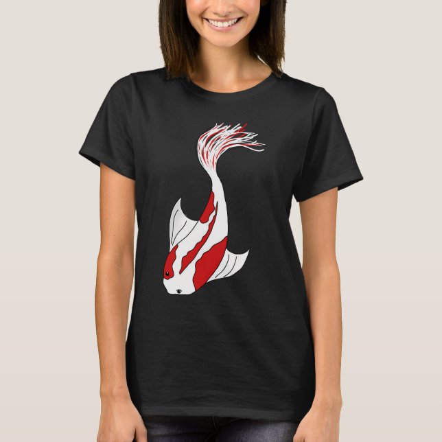 red and white koi fish T-Shirt (Front)