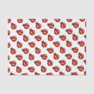Red And White Ladybugs Gift Tissue Paper