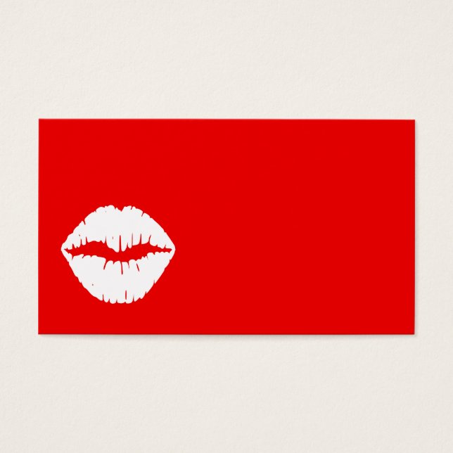 Red and White Lipstick (Front)