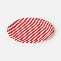 Red and White Medium Size Stripes