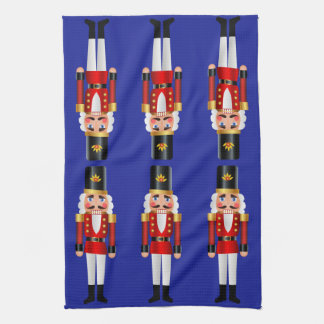 Red and White Nutcracker Tea Towel