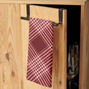 Red And White Plaid Tea Towel