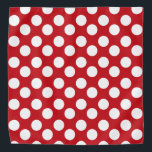 Red and White Polka Dot Bandanna<br><div class="desc">This cute bandanna is the perfect accessory for you,  your child or your favourite dog.</div>