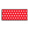Red and White Polka Dot Pattern. Spotty.