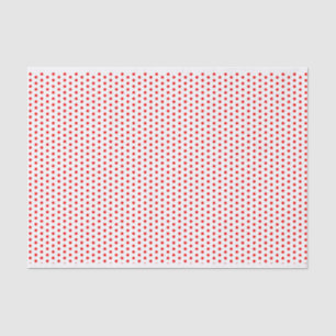 Red and White Polka Dot Tissue Paper