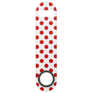 Red and white polka dots