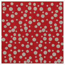 Red and White Polka Dots Pattern