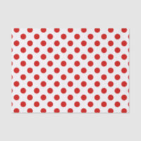 Red and white polka dots