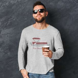 Red and White Pontoon Boat Personalised T-Shirt