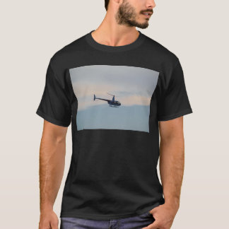 Red and White R44 Helicopter T-Shirt