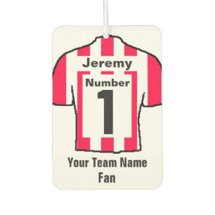 Red and White Shirts Fan Car Air Freshener