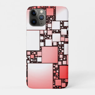 Red and White Square Dancing iPhone Case