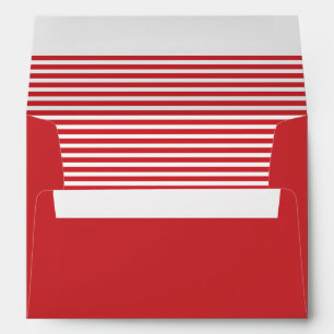 Red and White Striped Envelopes