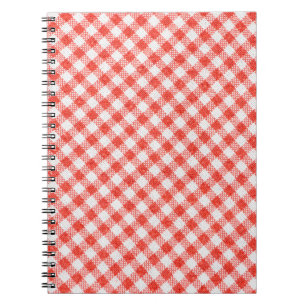 Red and white striped fabrichome decor, background notebook