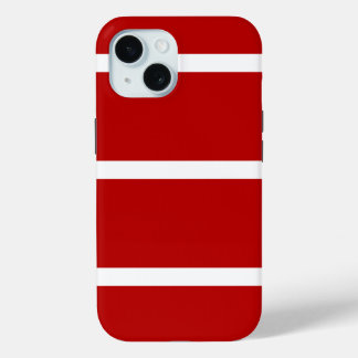 Red and White striped Phone case 