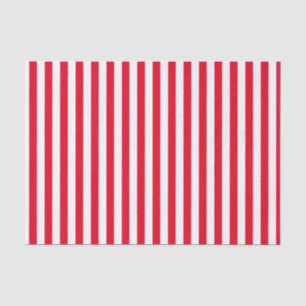 Red and White Stripes DIY Background Tissue Paper