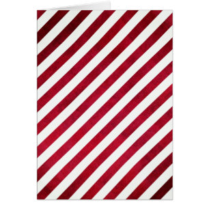 Red And White Stripes On Fabric Texture by STaylor