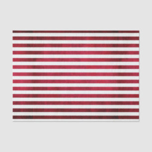 Red and White Stripes on Fabric Texture by STaylor Tissue Paper