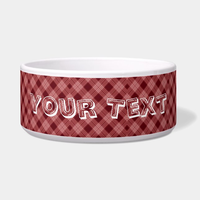Red And White Tartan Plaid (Front)