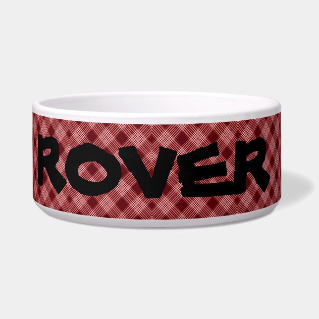 Red And White Tartan Plaid (Front)