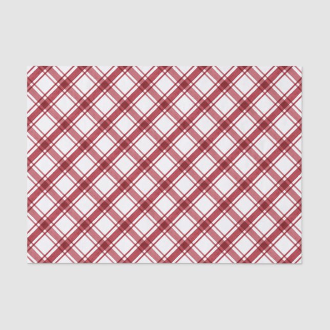 Red and White Tissue Paper (Front)