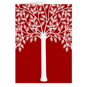 Red and White Tree