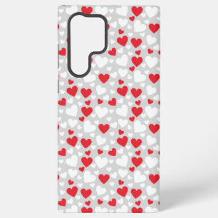 Red and White Valentine’s Day Hearts Phone Case