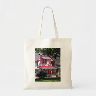 Red and White Victorian - Martha's Vineyard Tote B Bag