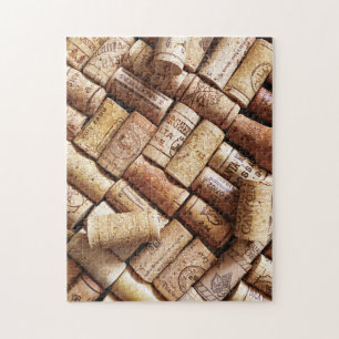 Red and White Wine Corks Advanced Level Jigsaw Puzzle