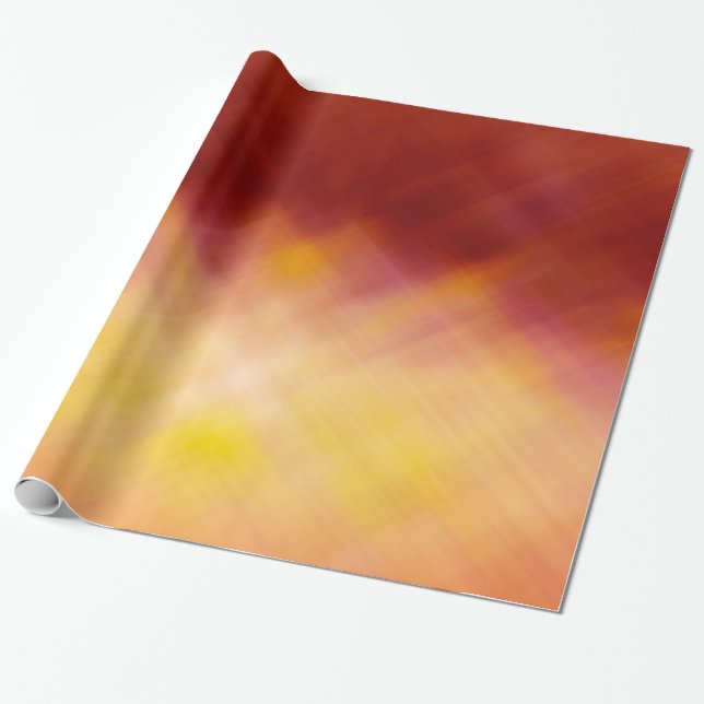 Red And Yellow Background Wrapping Paper (Unrolled)