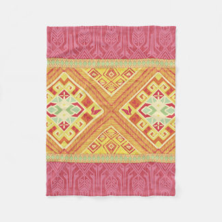 Red and Yellow Feathers  Fleece Blanket