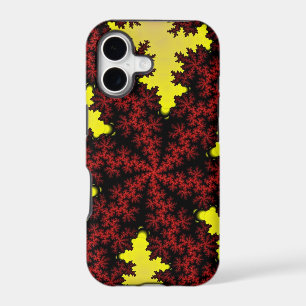 Red and Yellow Snowflake
