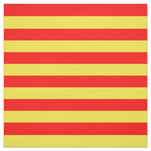 Red and Yellow Stripes Fabric