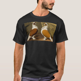 Red and Yellow Turbin pigeons with smooth heads 1 T-Shirt