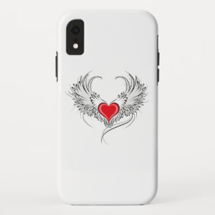 Red Angel Heart with wings Case-Mate iPhone Case