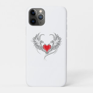 Red Angel Heart with wings Case-Mate iPhone Case