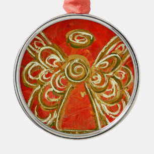 Red Angel Ornament