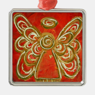 Red Angel Ornament