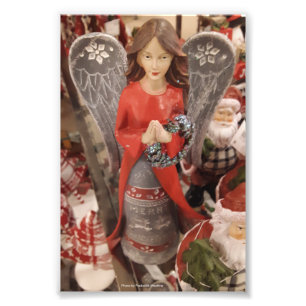 Red Angel Photo Print