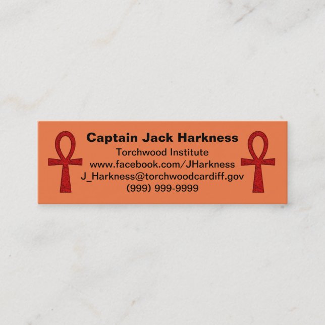 Red Ankh Profile Card (Front)