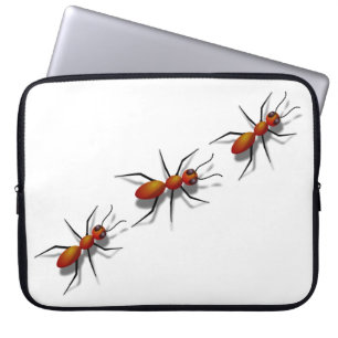 Red Ants Crawling On Your Laptop Sleeve