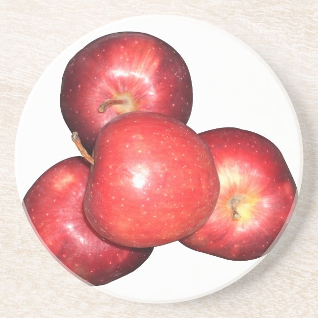 Red Apple Coaster (Front)