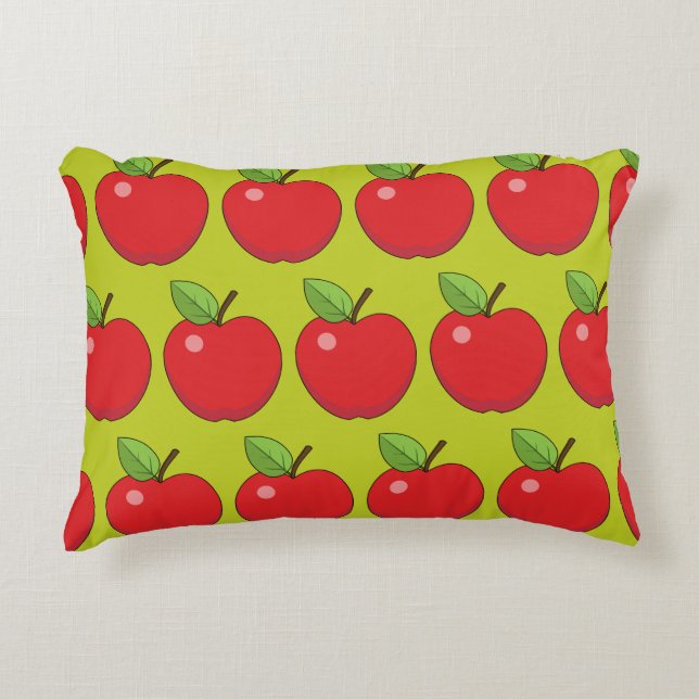 Red Apple Decorative Cushion (Front)