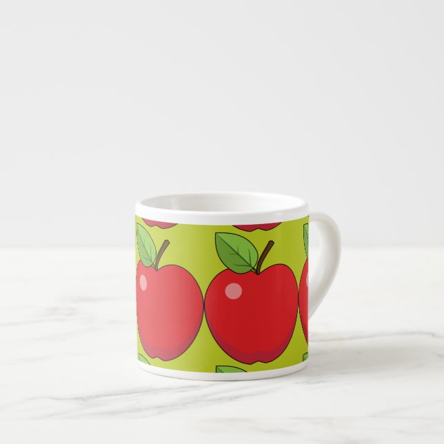 Red Apple Espresso Cup (Front Right)