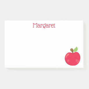Red Apple for the Teacher Post-it Notes