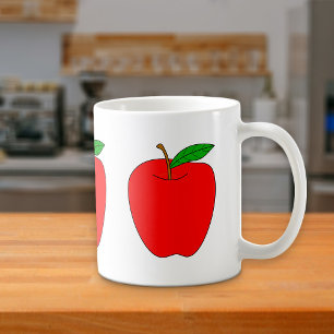 Red Apple Fruit   Mug