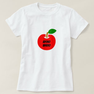red apple in Maori - aporo whero T-Shirt