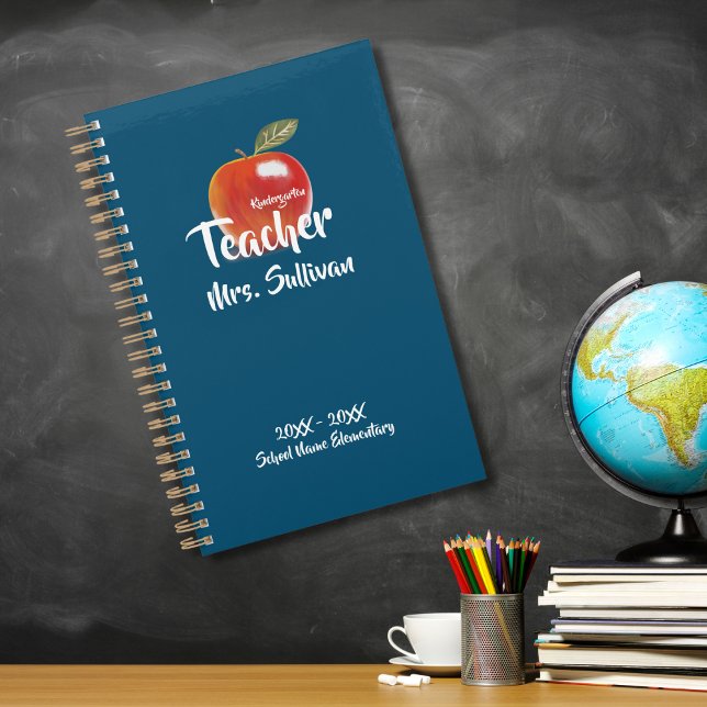 Red Apple Kindergarten Teacher Planner (Creator Uploaded)