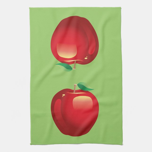 Red Apple Kitchen Towel (Vertical)